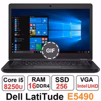 لپ تاپ دل Dell Latitude E5490 Core i5 8250u رم 16 گیگ