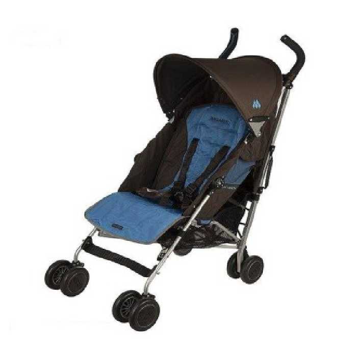 کالسکه Mac Laren مدل کوئیست رنگ آبی دریائی - قهواه ای  برند مک لارن