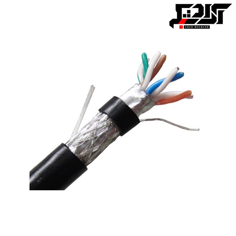 کابل شبکه نگزنس out door sftp cat6 با مغذی تک روکش مس 0.42