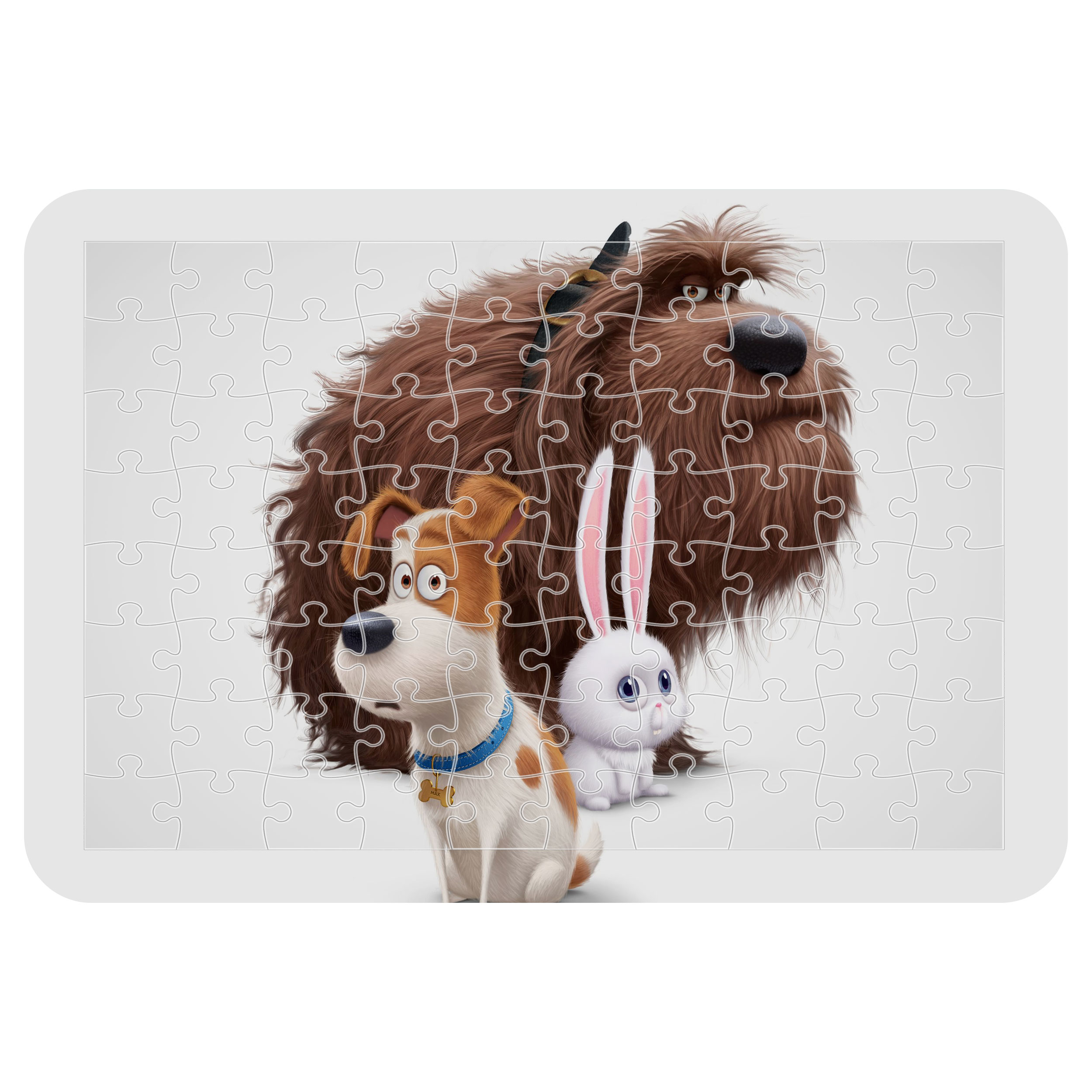 پازل 54 تکه اطلس آبی طرح کارتون زندگی پنهان حیوانات خانگی  مدل P1618