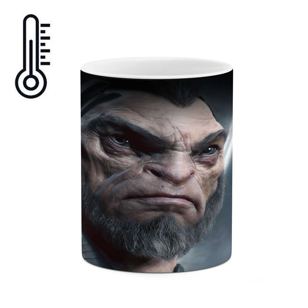 ماگ حرارتی کاکتی طرح نقاشی مدل mgh13955