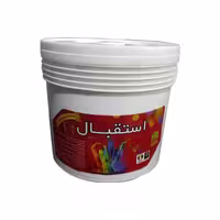 رنگ نیم پلاستیک سفید مات استقبال مدل S-5 حجم 4 لیتر