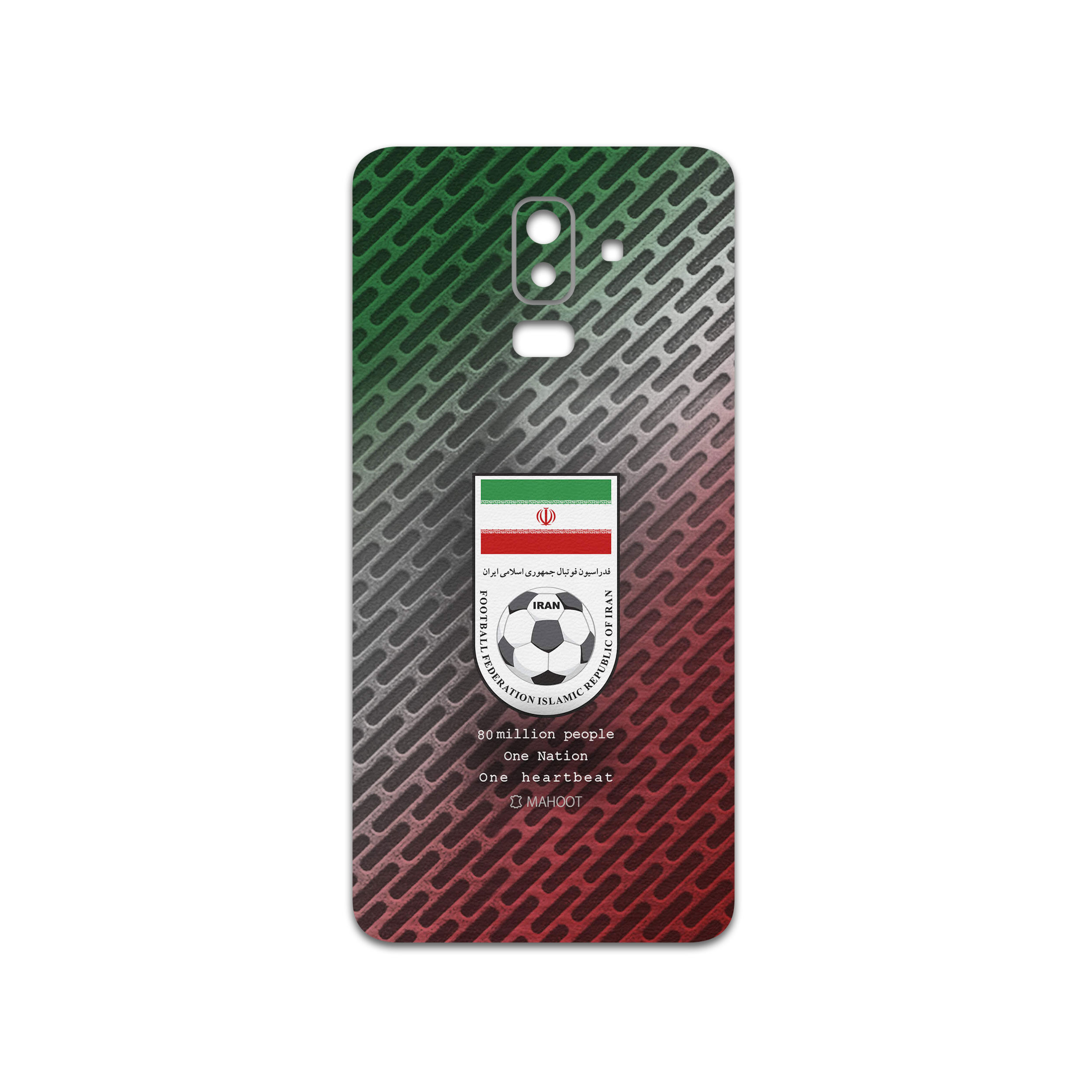 برچسب پوششی ماهوت مدل Iran-National-Football-Team مناسب برای گوشی موبایل سامسونگ Galaxy J8
