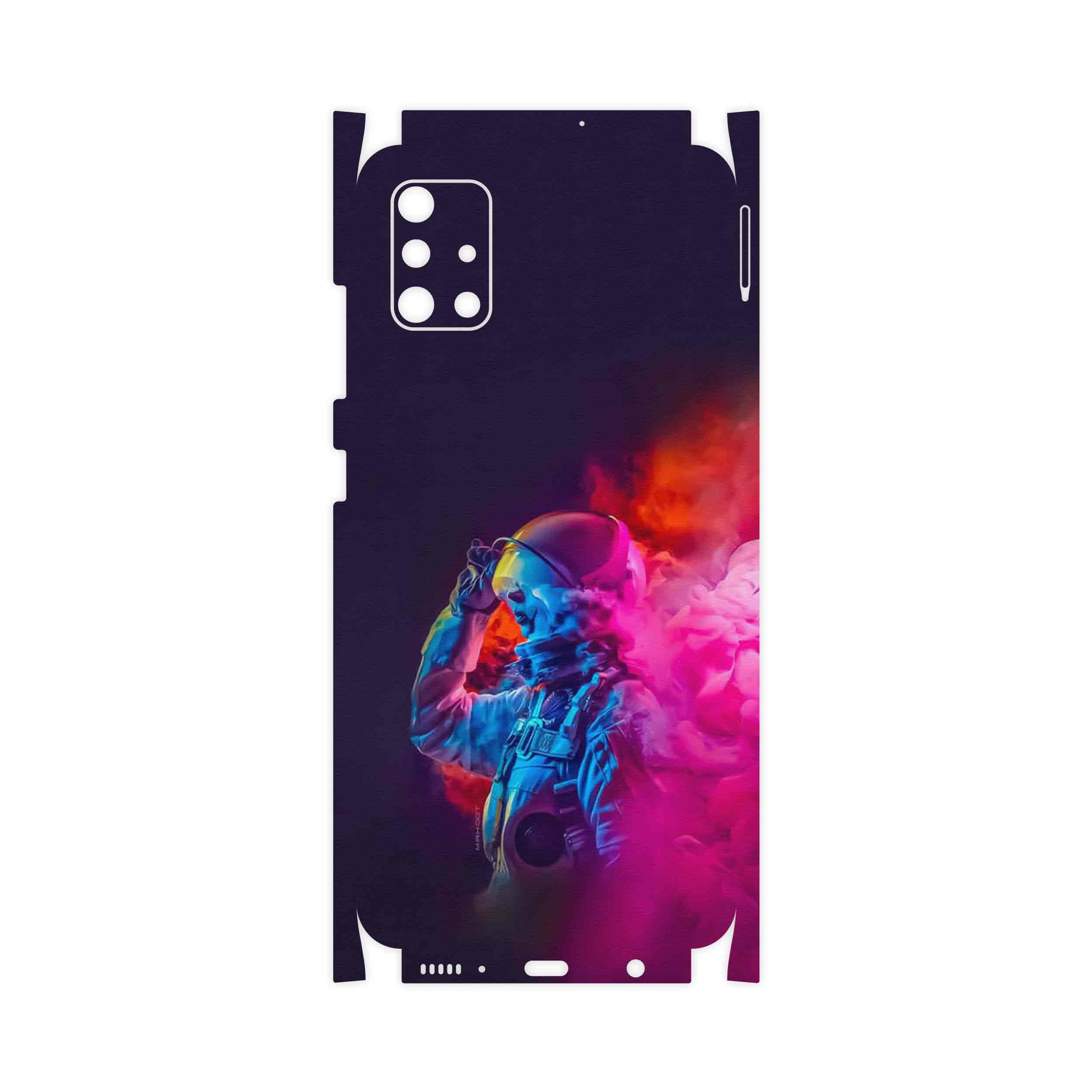 برچسب پوششی ماهوت مدل Smoke Rainbow Digital Art 1-FullSkin مناسب برای گوشی موبایل سامسونگ Galaxy A51