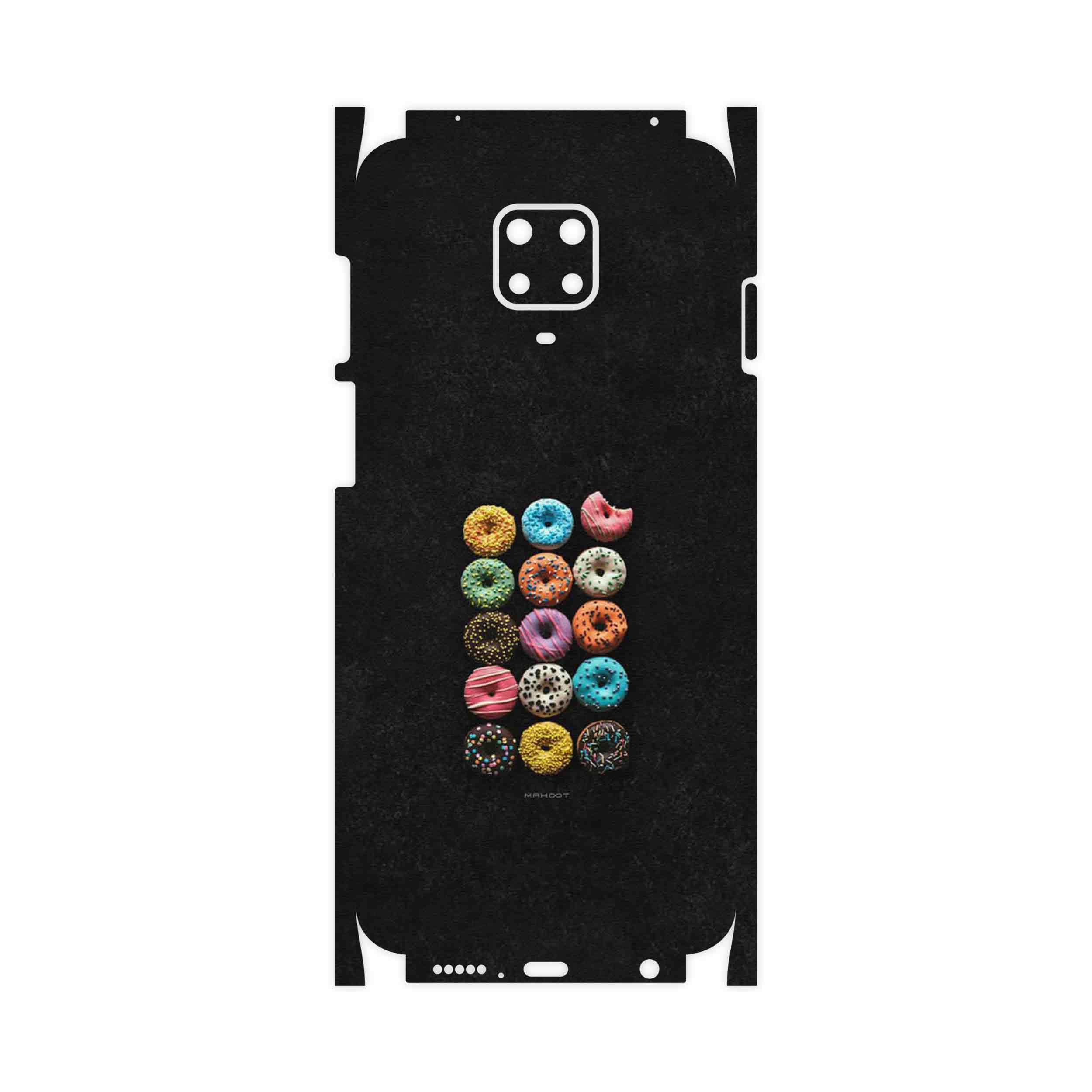 برچسب پوششی ماهوت مدل Doughnut-FullSkin مناسب برای گوشی موبایل شیائومی Redmi Note 9 Pro