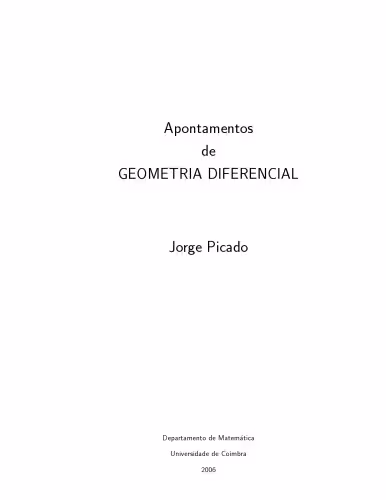 خرید و دانلود نسخه کامل کتاب Apontamentos de Geometria Diferencial