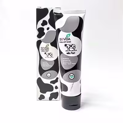 ماسک صورت سودا مدل شیر و خیار حجم 100 میلی لیتر مجموعه 2 عددی