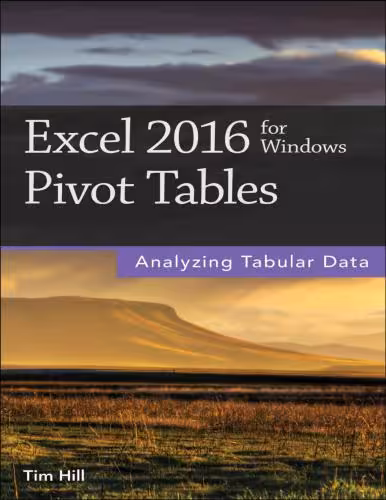 خرید و دانلود نسخه کامل کتاب Excel 2016 for Windows Pivot Tables
