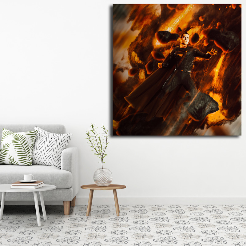 تابلو شاسی مدل سوپرمن کد 19 | دنیای قاب