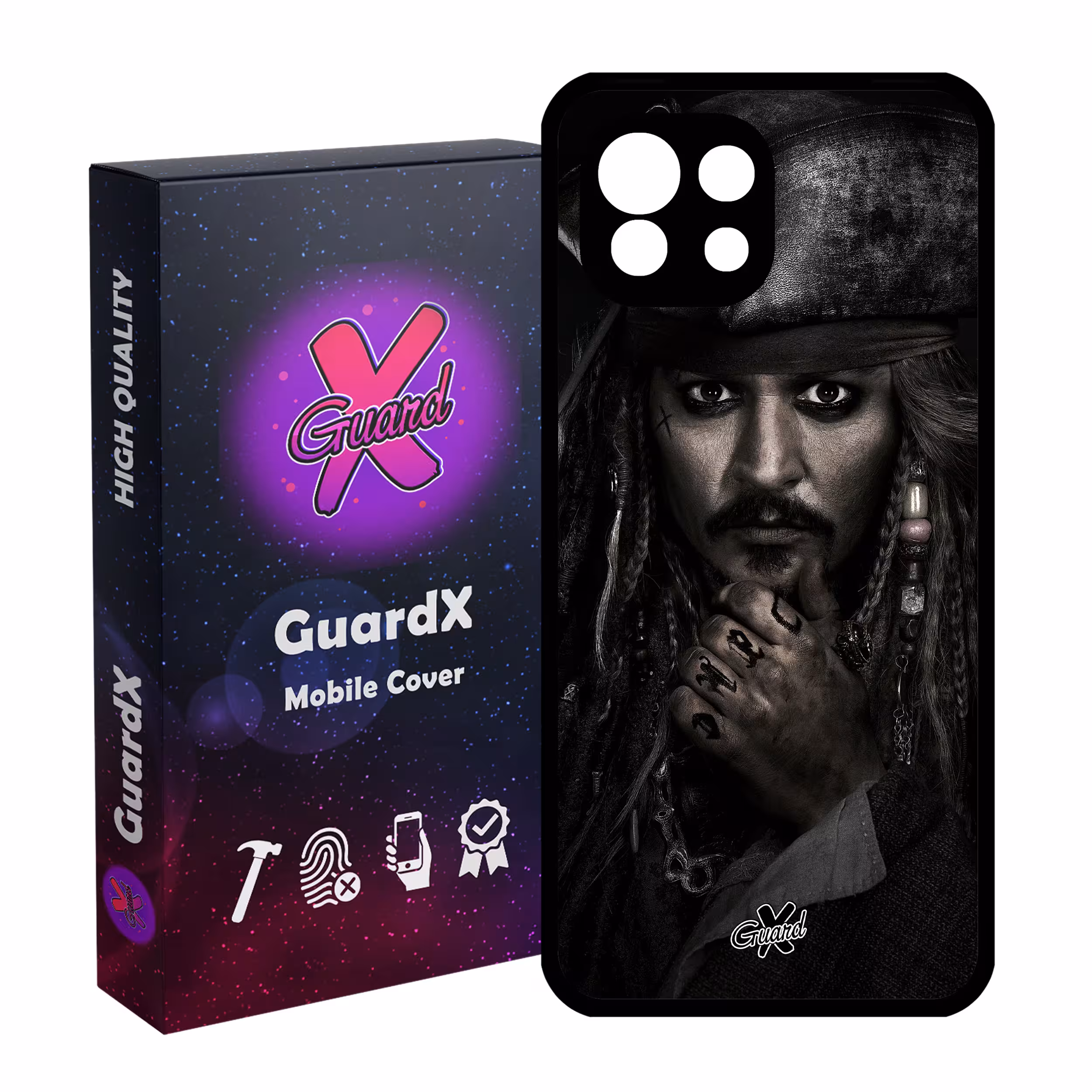 کاور گارد ایکس طرح Johnny Depp مدل Glass10178 مناسب برای گوشی موبایل شیائومی Mi 11 Lite