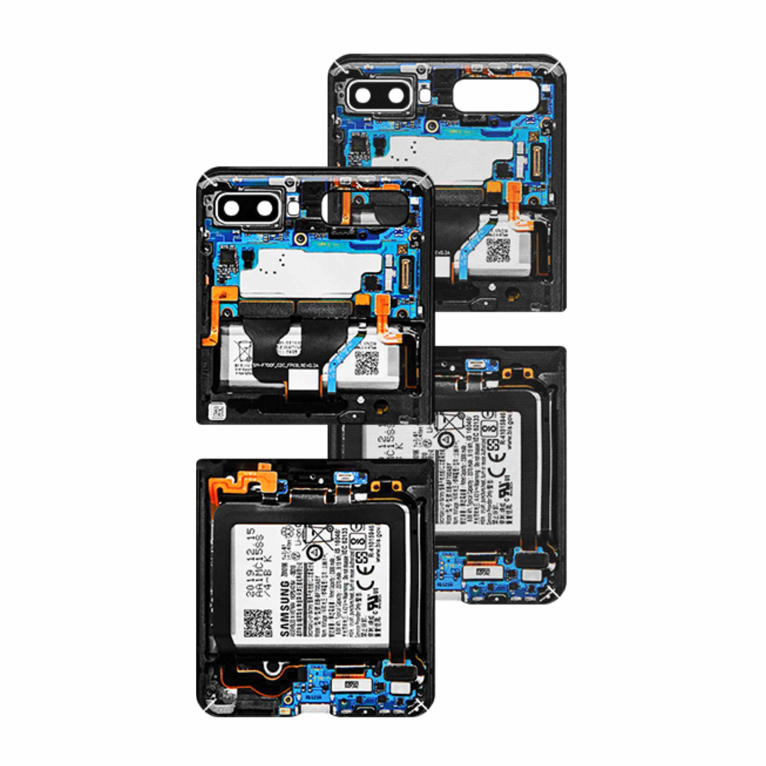 برچسب پوششی ماهوت مدل Underskin VIVID مناسب برای گوشی موبایل سامسونگ Galaxy Z Flip بسته دو عددی