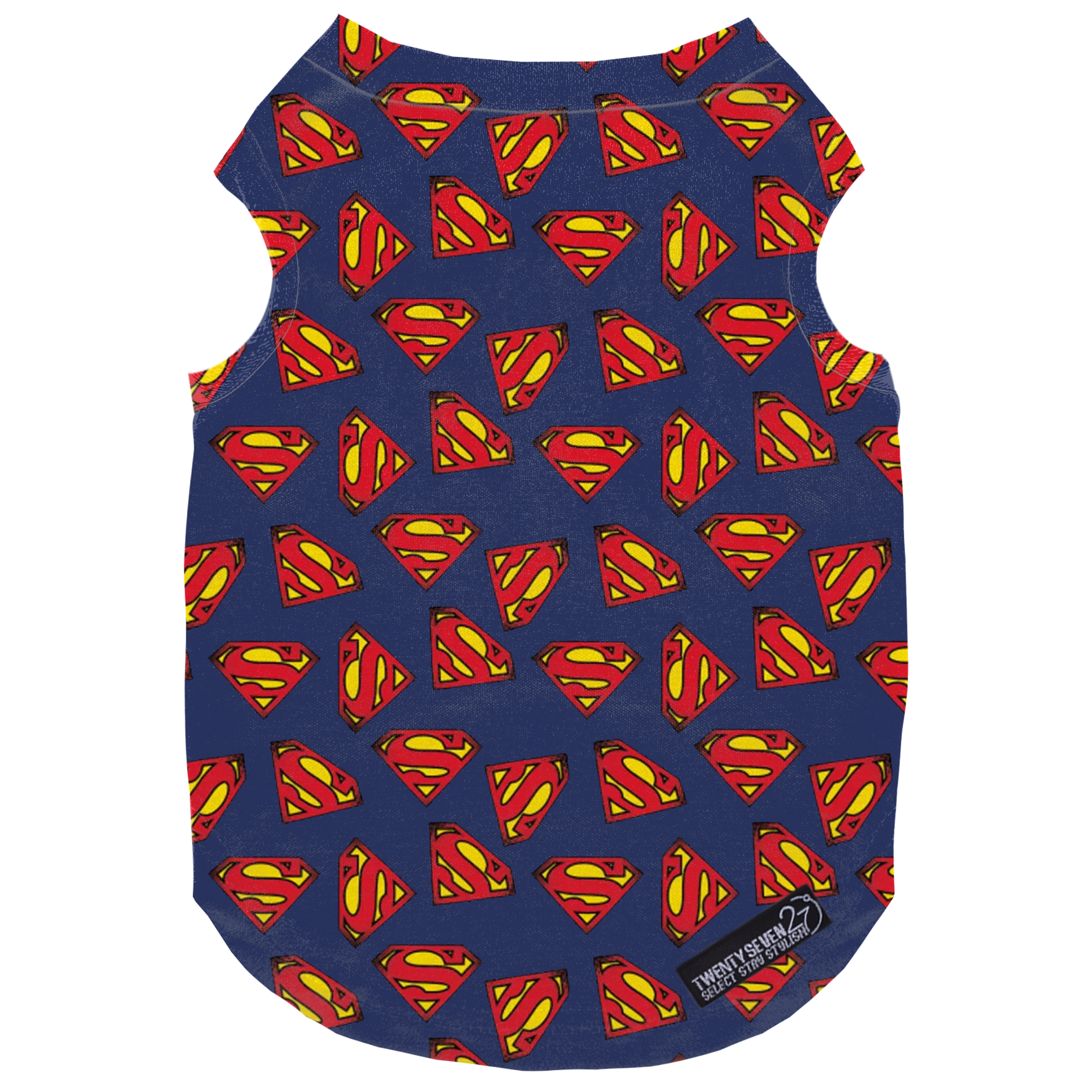 لباس سگ و گربه 27 طرح SuperMan Patterns کد MH545 سایز XL