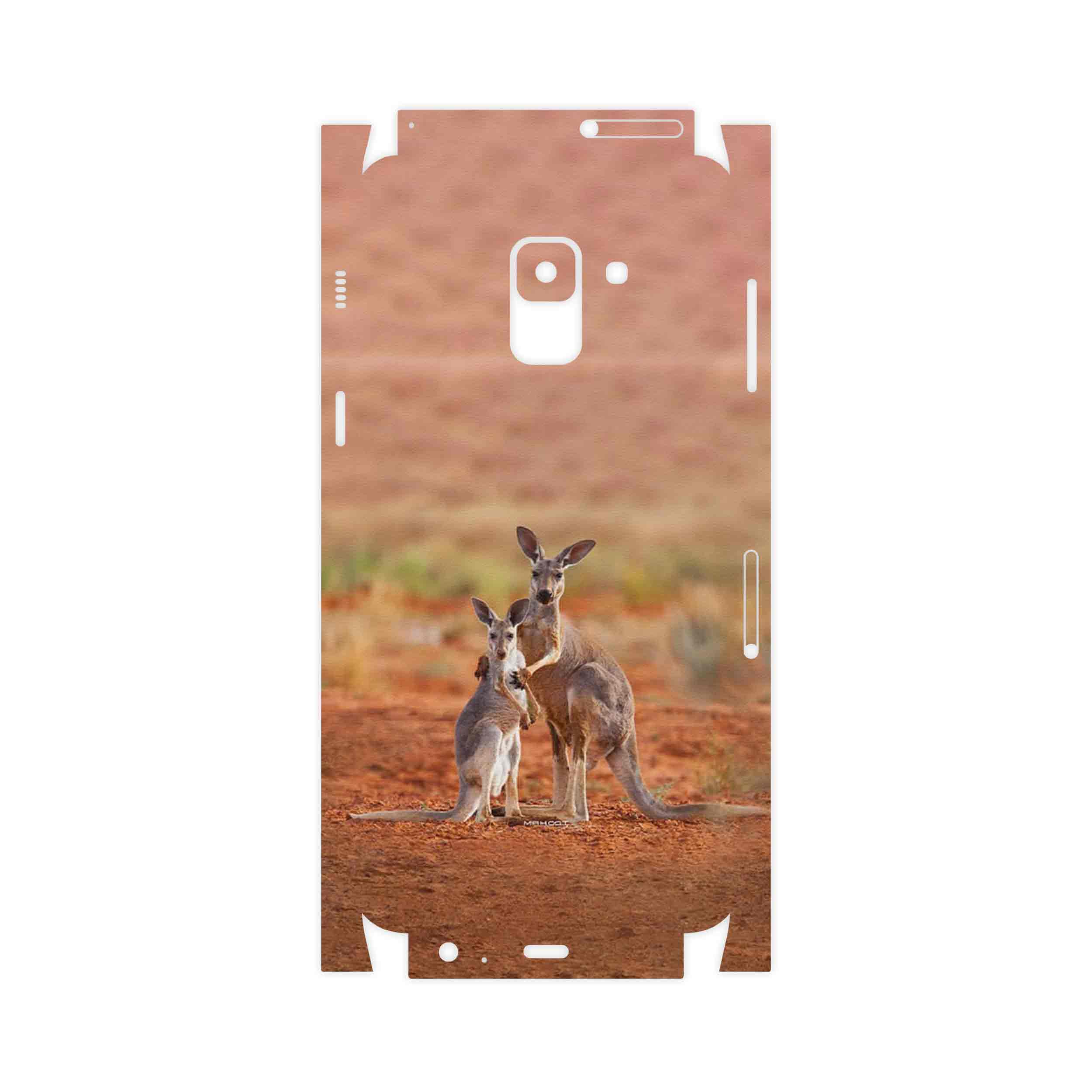 برچسب پوششی ماهوت مدل Kangaroo-FullSkin مناسب برای گوشی موبایل سامسونگ Galaxy A8 2018
