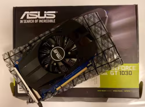 کارت گرافیک ASUS GT 1030 2G DDR5 PH (open box)