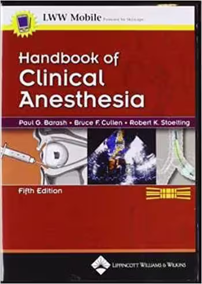 [PDF] دانلود کتاب Clinical Anesthesia, 5th ed, 2005