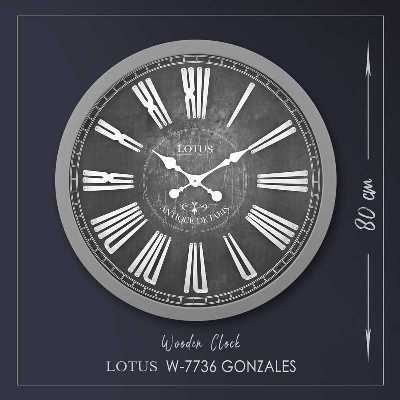 ساعت دیواری لوتوس مدل GONZALES 7736