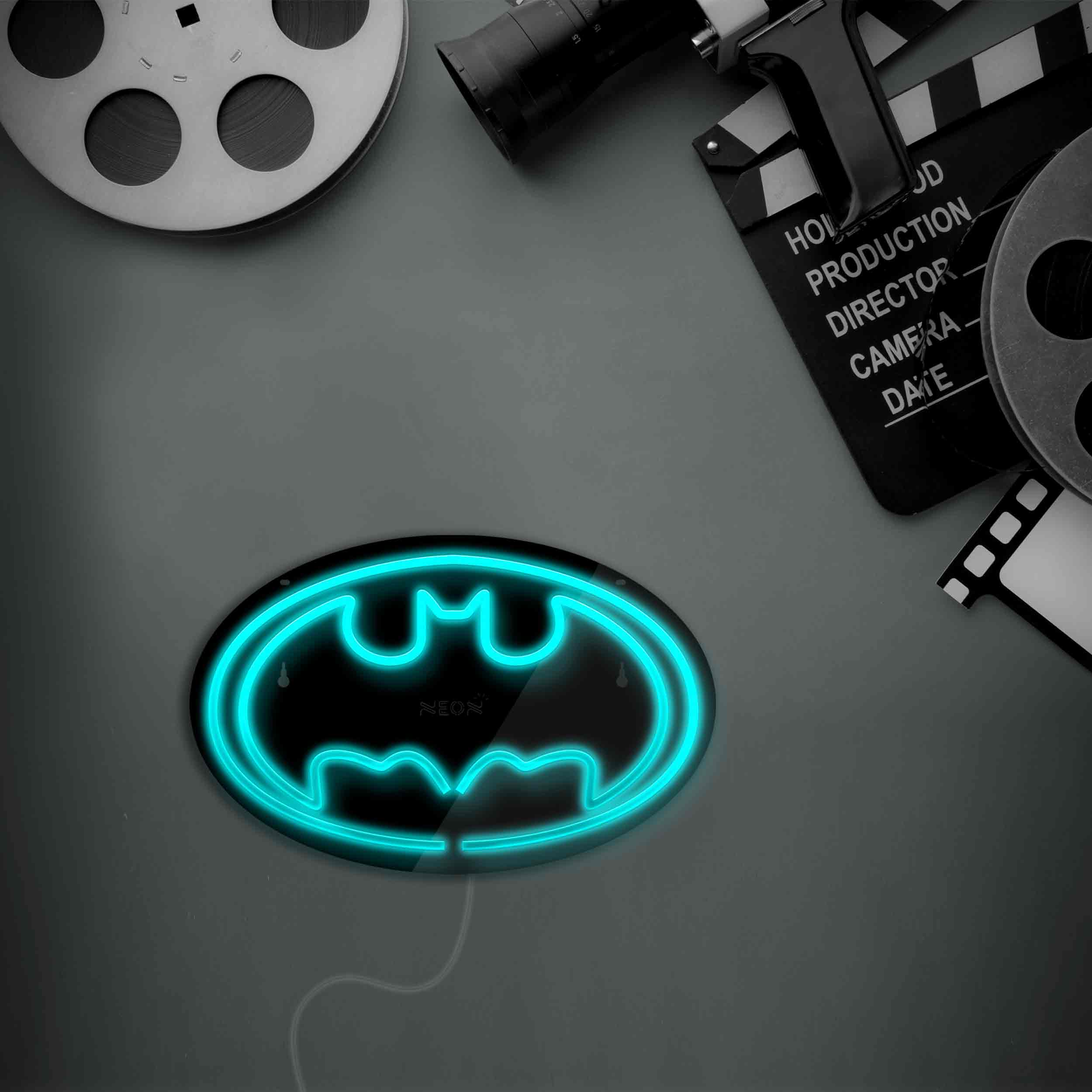 چراغ دیواری نئون دیزاین طرح Batman-BL_TBL