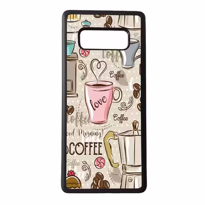 کاور طرح قهوه کد 7244 مناسب برای گوشی موبایل سامسونگ galaxy note 8