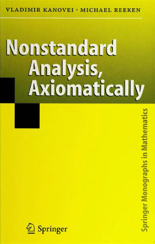 خرید و دانلود نسخه کامل کتاب Nonstandard Analysis: Axiomatically