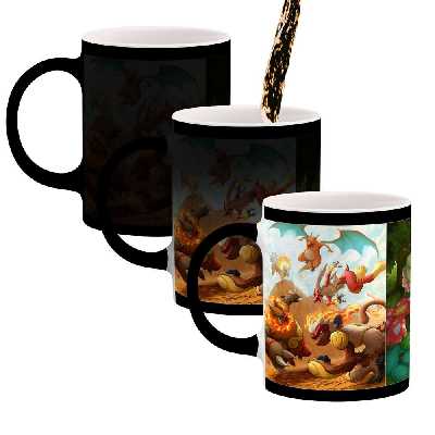 ماگ حرارتی کاکتی طرح کارتون پوکمون مدل mgh22996