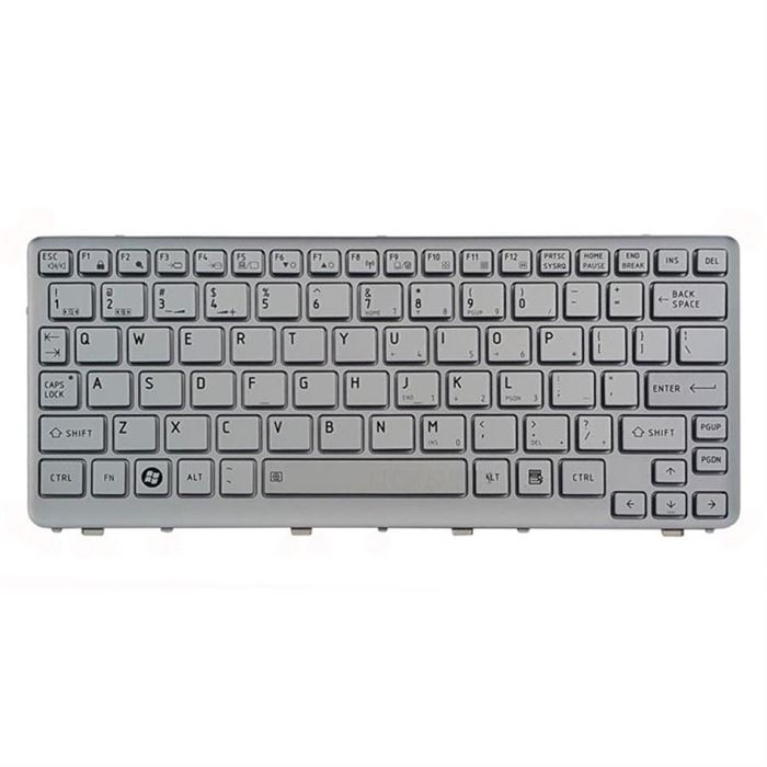 کیبورد لپ تاپ توشیبا مدل Mini NB305 نقره ای