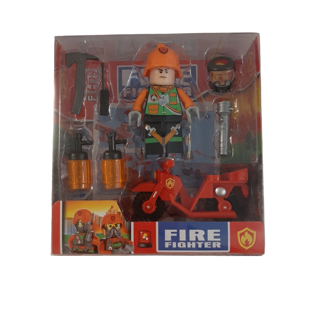 ساختنی مدل آتشنشانی طرح موتورسوار کد F4