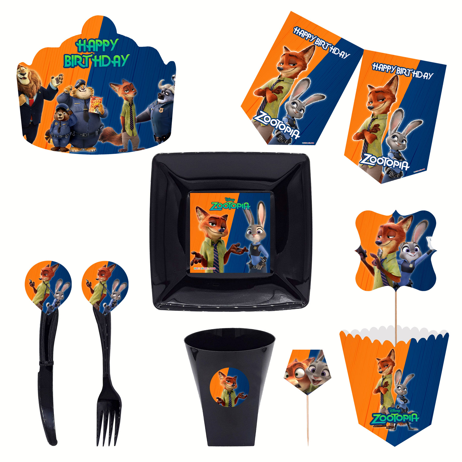  مجموعه 72 عددی تم تولد طرح زوتوپیا