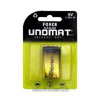 باتری 9 ولت کتابی  آلکالاین یونومات مدل Force Alkalin