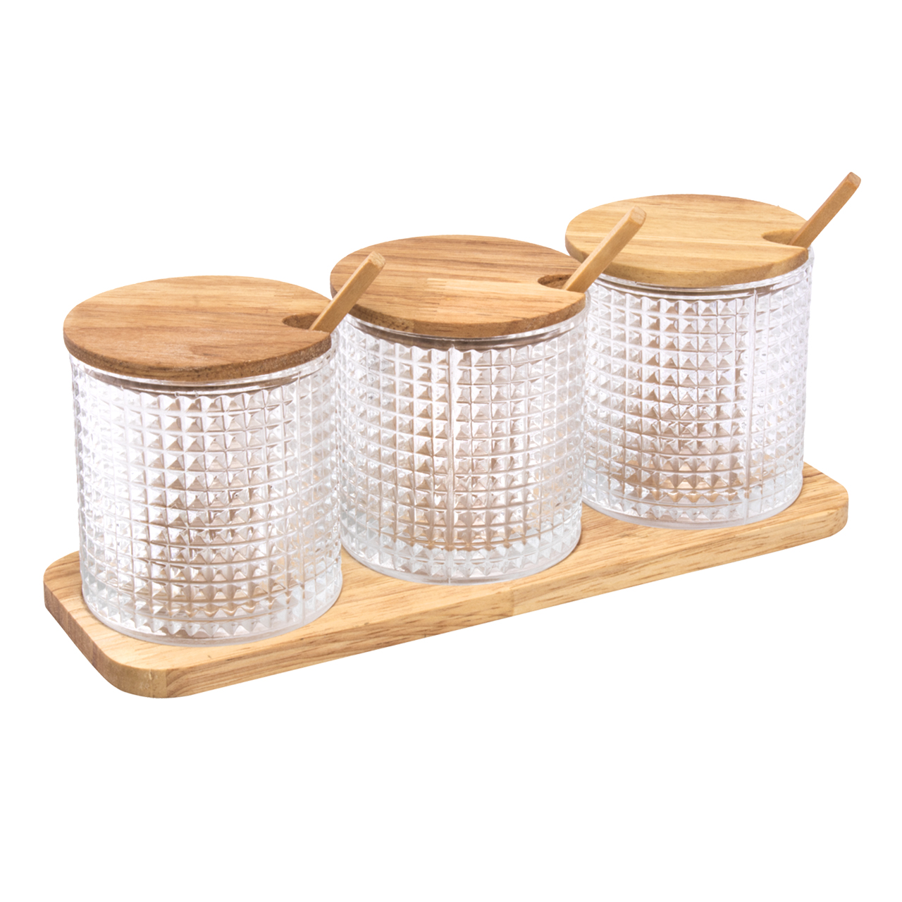 ست جای ادویه 7 پارچه مدل زیرچوب