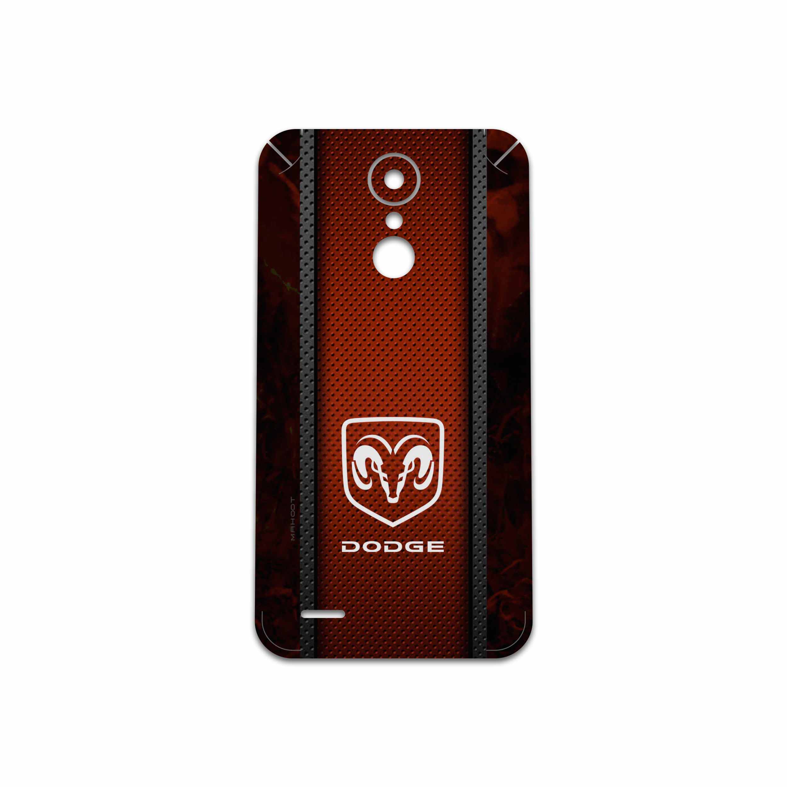 برچسب پوششی ماهوت مدل Dodge مناسب برای گوشی موبایل ال جی K10 2017