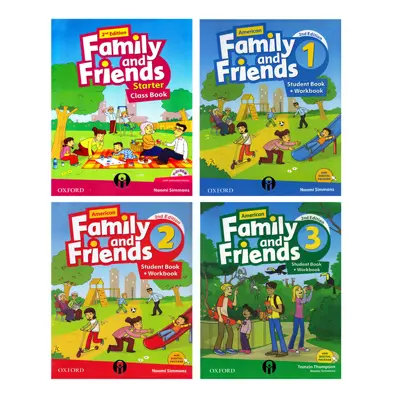کتاب Family And Friends Second Edition اثر Tamzin Thompson And Naomi Simmons انتشارات الوندپویان 4 جلدی