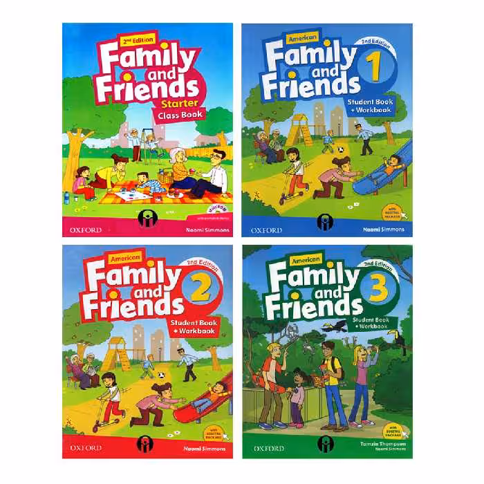 کتاب Family And Friends Second Edition اثر Tamzin Thompson And Naomi Simmons انتشارات الوندپویان 4 جلدی