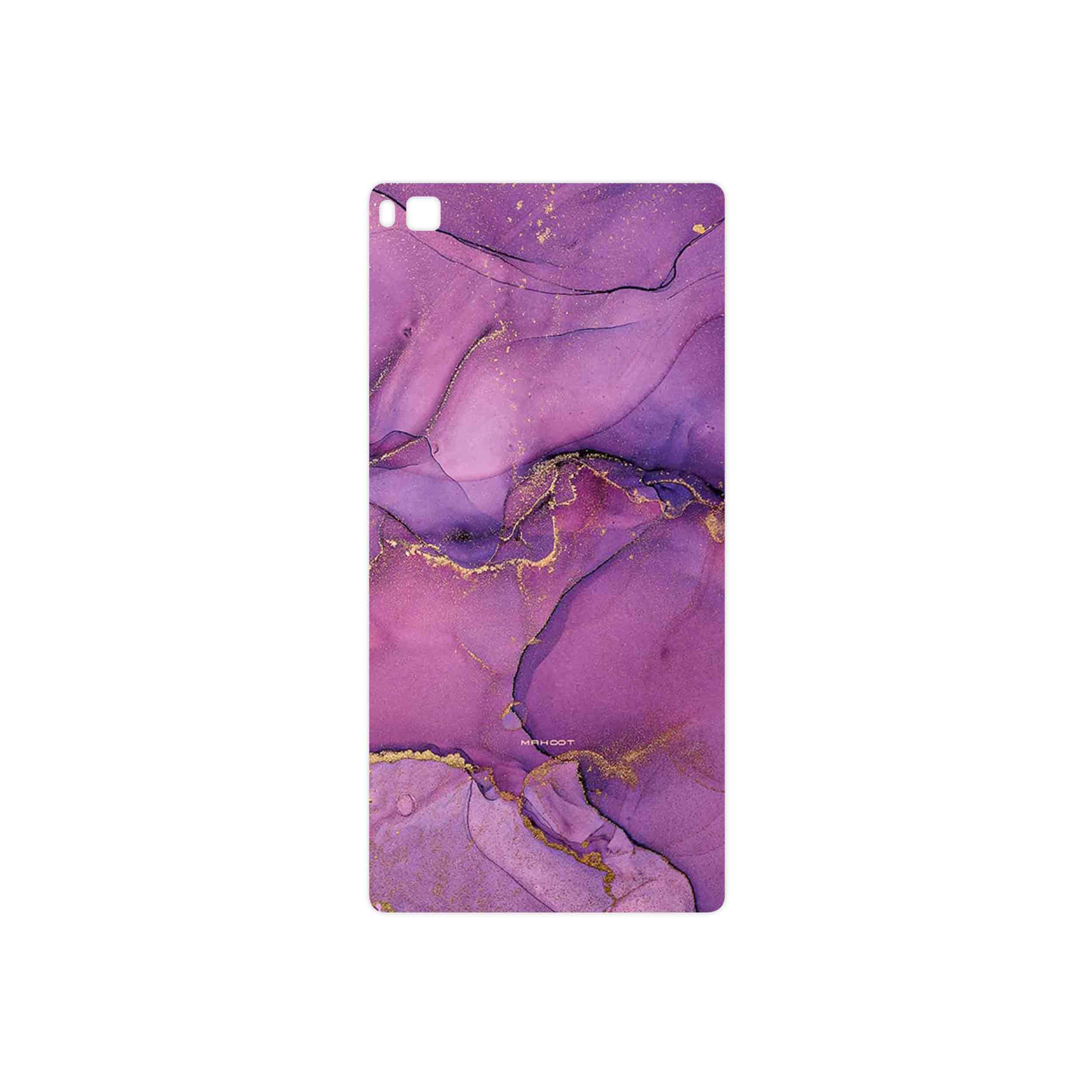 برچسب پوششی ماهوت مدل Purple Marble مناسب برای گوشی موبایل هوآوی P8