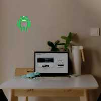 چراغ دیواری نئون دیزاین مدل Android-Logo_GR