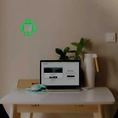 چراغ دیواری نئون دیزاین مدل Android-Logo_GR