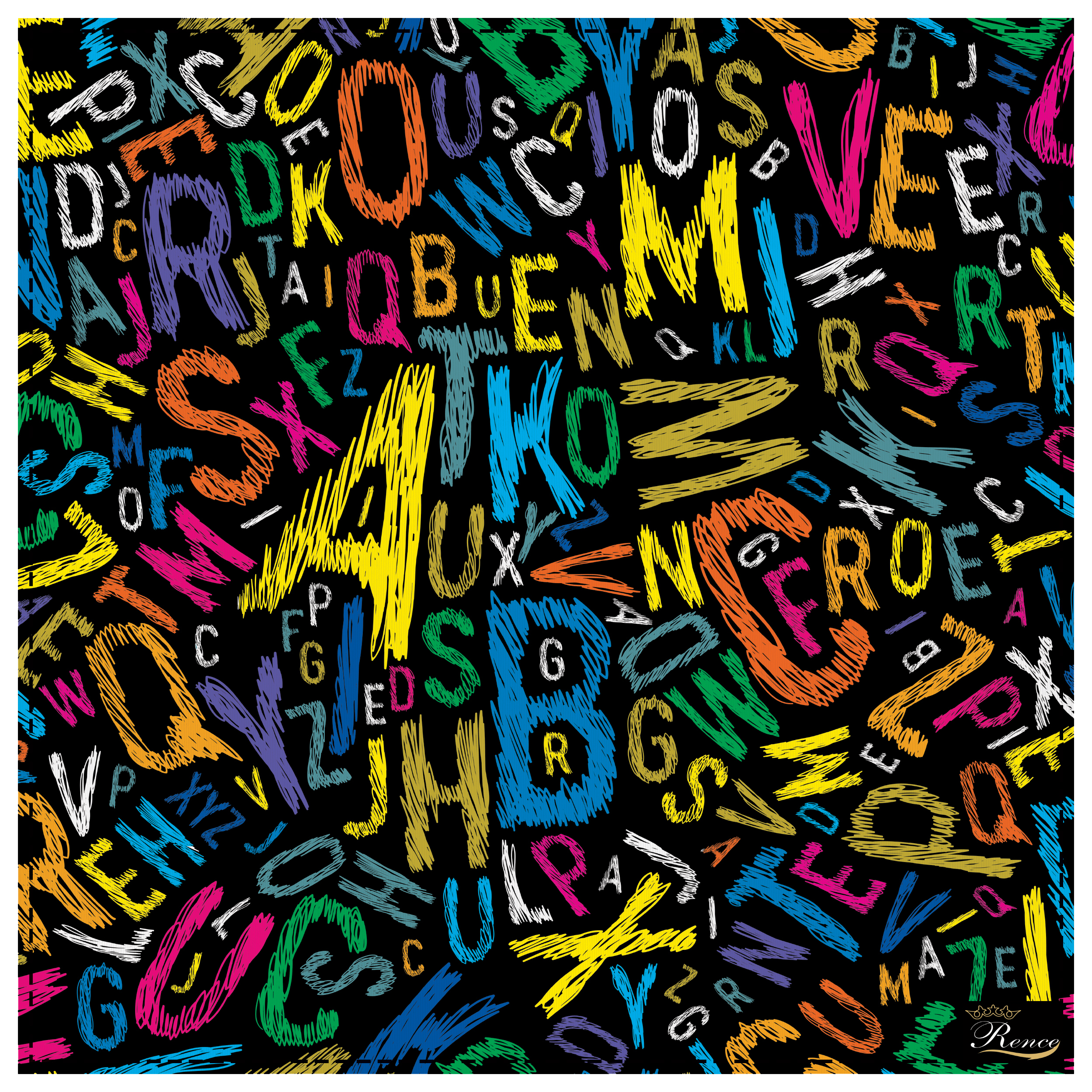 دستمال سر و گردن رنس مدل HH1-10502