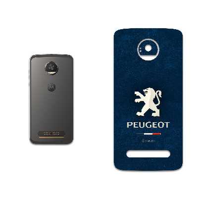 برچسب پوششی ماهوت مدل Peugeot مناسب برای گوشی موبایل موتورولا Moto Z2 Play