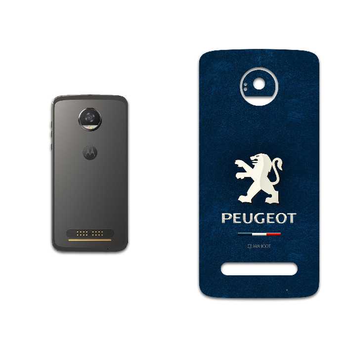 برچسب پوششی ماهوت مدل Peugeot مناسب برای گوشی موبایل موتورولا Moto Z2 Play