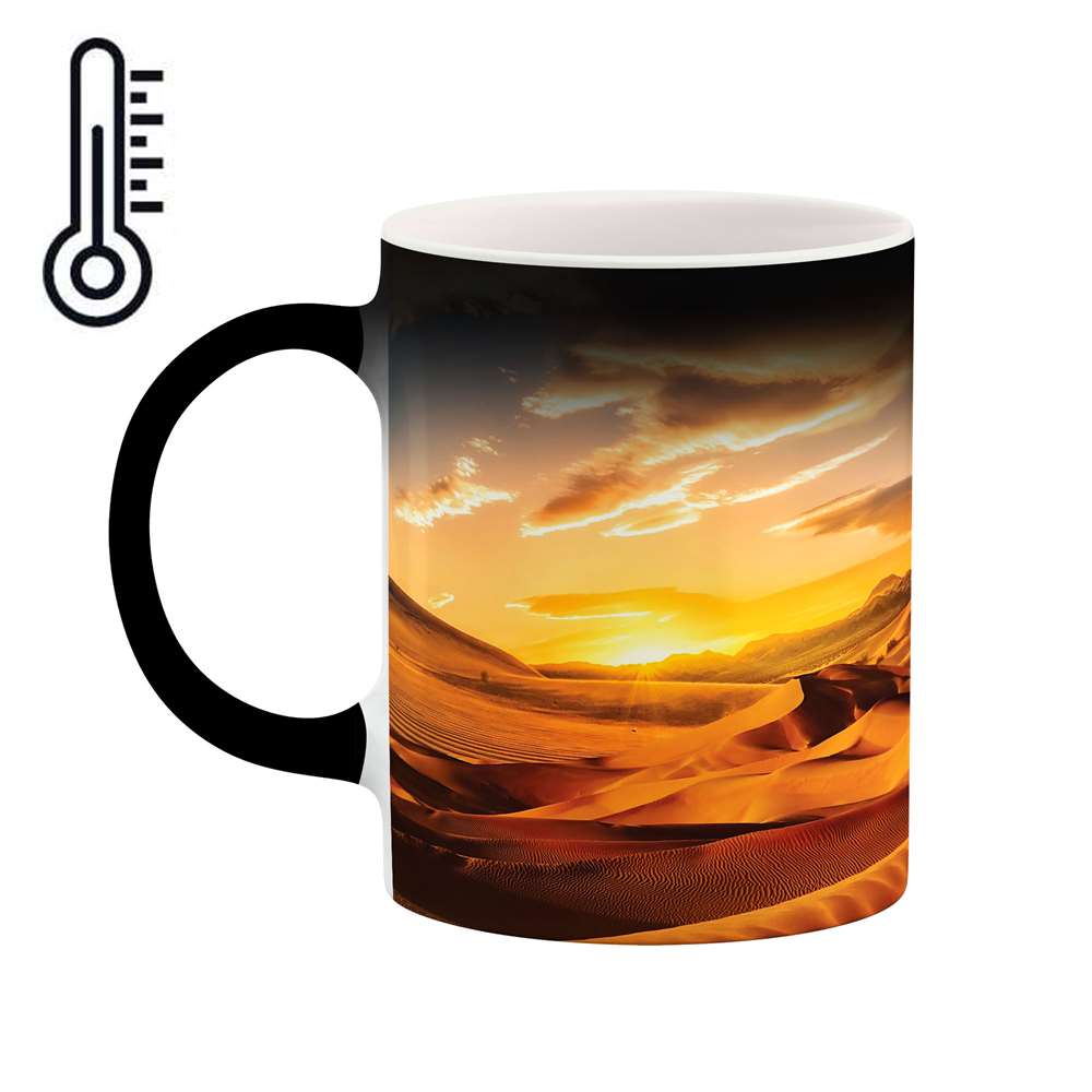 ماگ حرارتی طرح صحرا مدل mgh00210