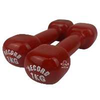 دمبل بانوان 1 کیلویی RECORD رکورد بسته 2 عددی