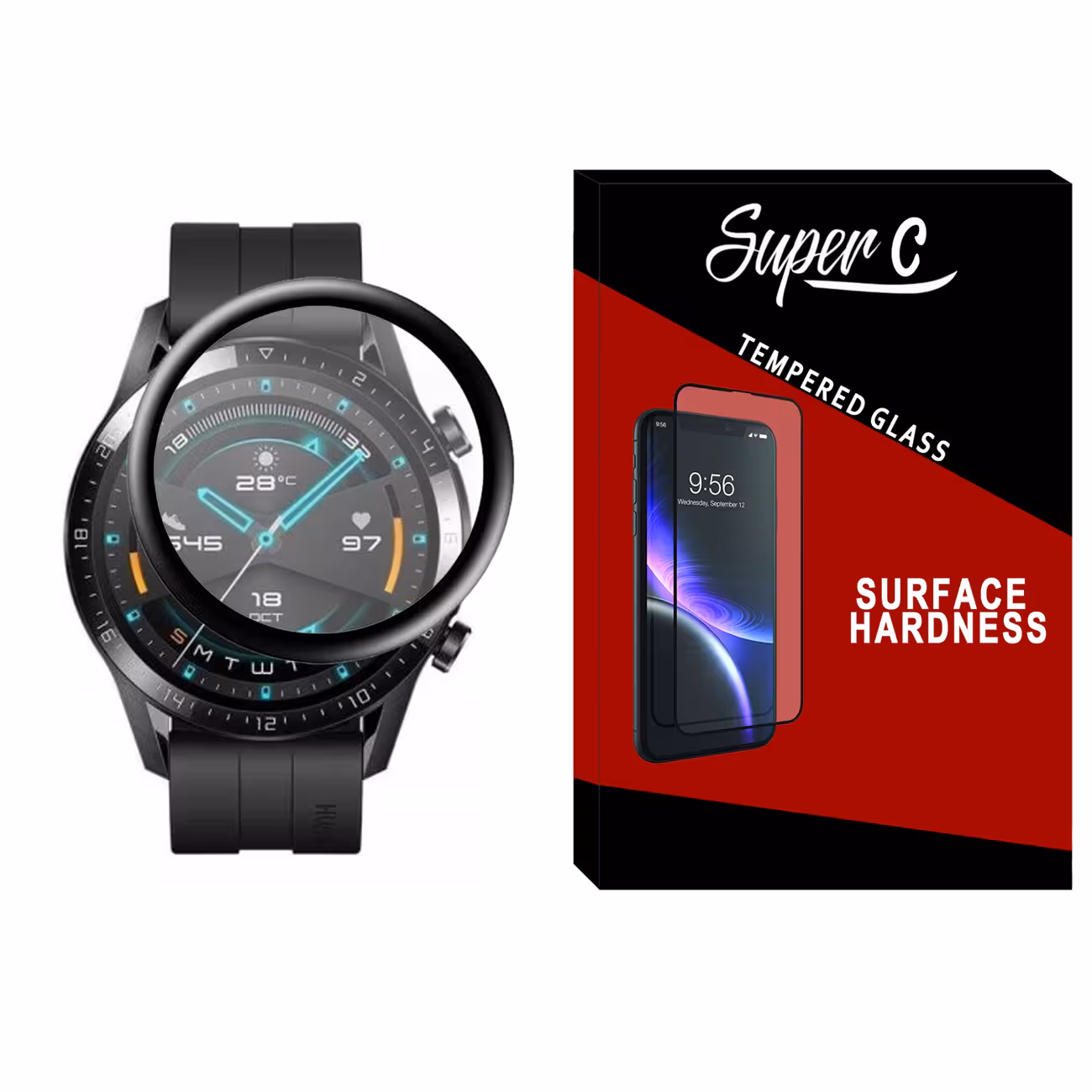 محافظ صفحه نمایش نانو سوپرسی مدل SRC مناسب برای ساعت هوشمند هوآوی Watch GT2 46mm