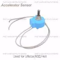 ولوم پتانسیومتر دو سیم دسته تیلر حرکت پالت تراک سری قدیم مدل Liftstar/KBZ/Heli