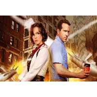 تابلو شاسی طرح بازیگر رایان رینولدز و ودی کومر در مرد آزاد مدل  T6229