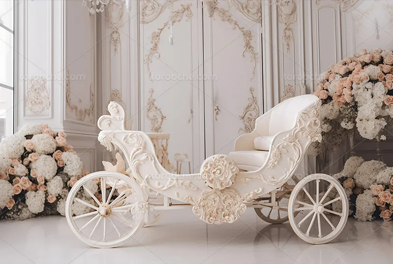 بک دراپ عکاسی با گل های سفید و گلبهی | گرافیک با طعم تربچه