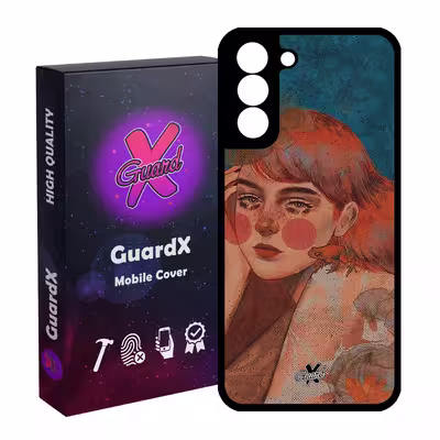 کاور گارد ایکس طرح Girl مدل Glass10330 مناسب برای گوشی موبایل سامسونگ Galaxy S21 FE