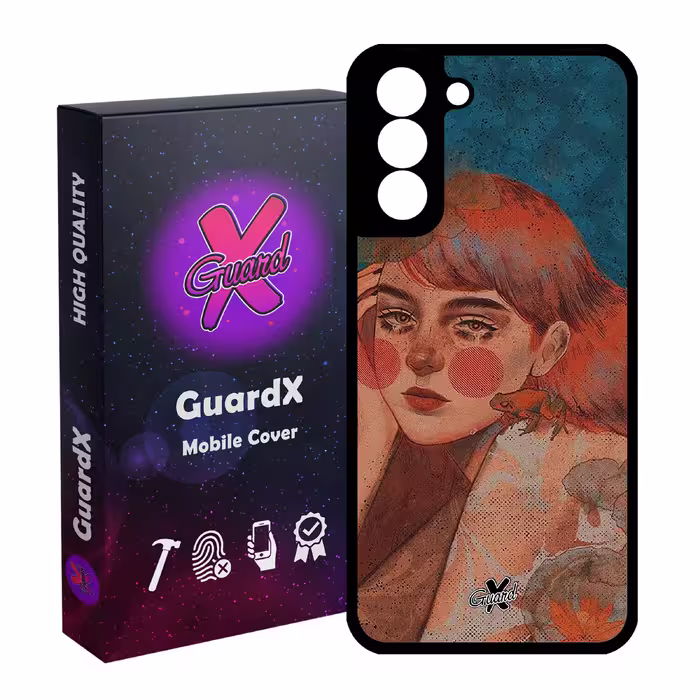 کاور گارد ایکس طرح Girl مدل Glass10330 مناسب برای گوشی موبایل سامسونگ Galaxy S21 FE