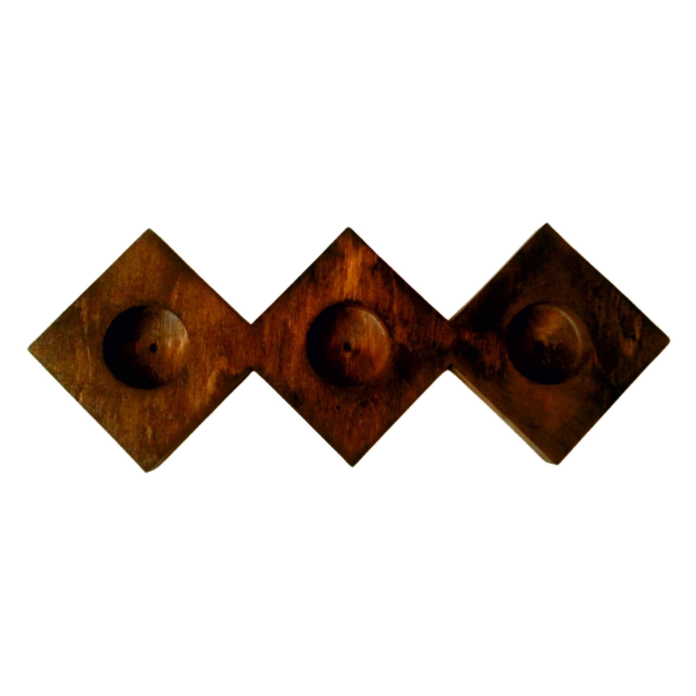 جاشمعی چوبی مدل لوزی 