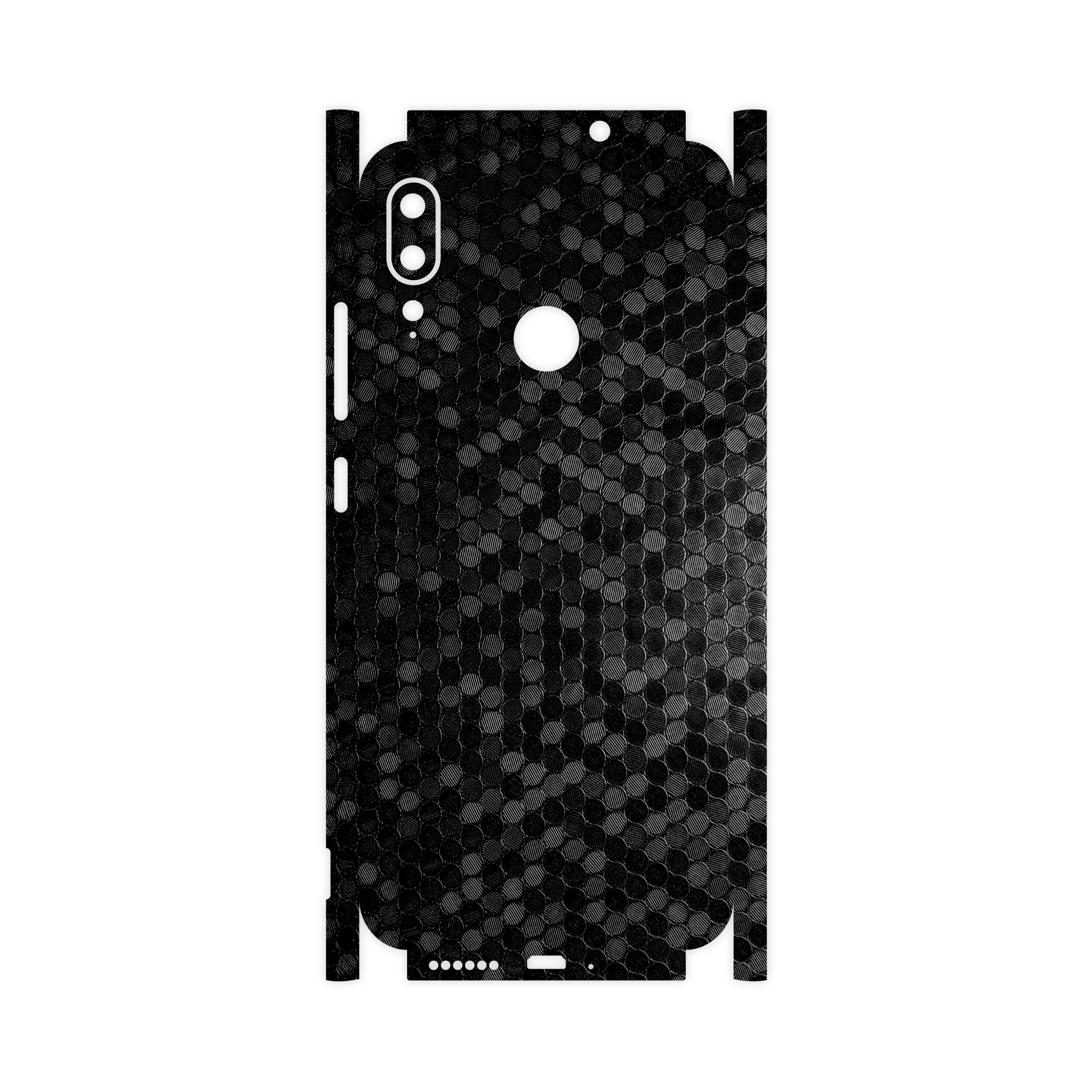 برچسب پوششی ماهوت مدل Honey-Comb-Circle-FullSkin مناسب برای گوشی موبایل موتورولا Moto E6 Plus