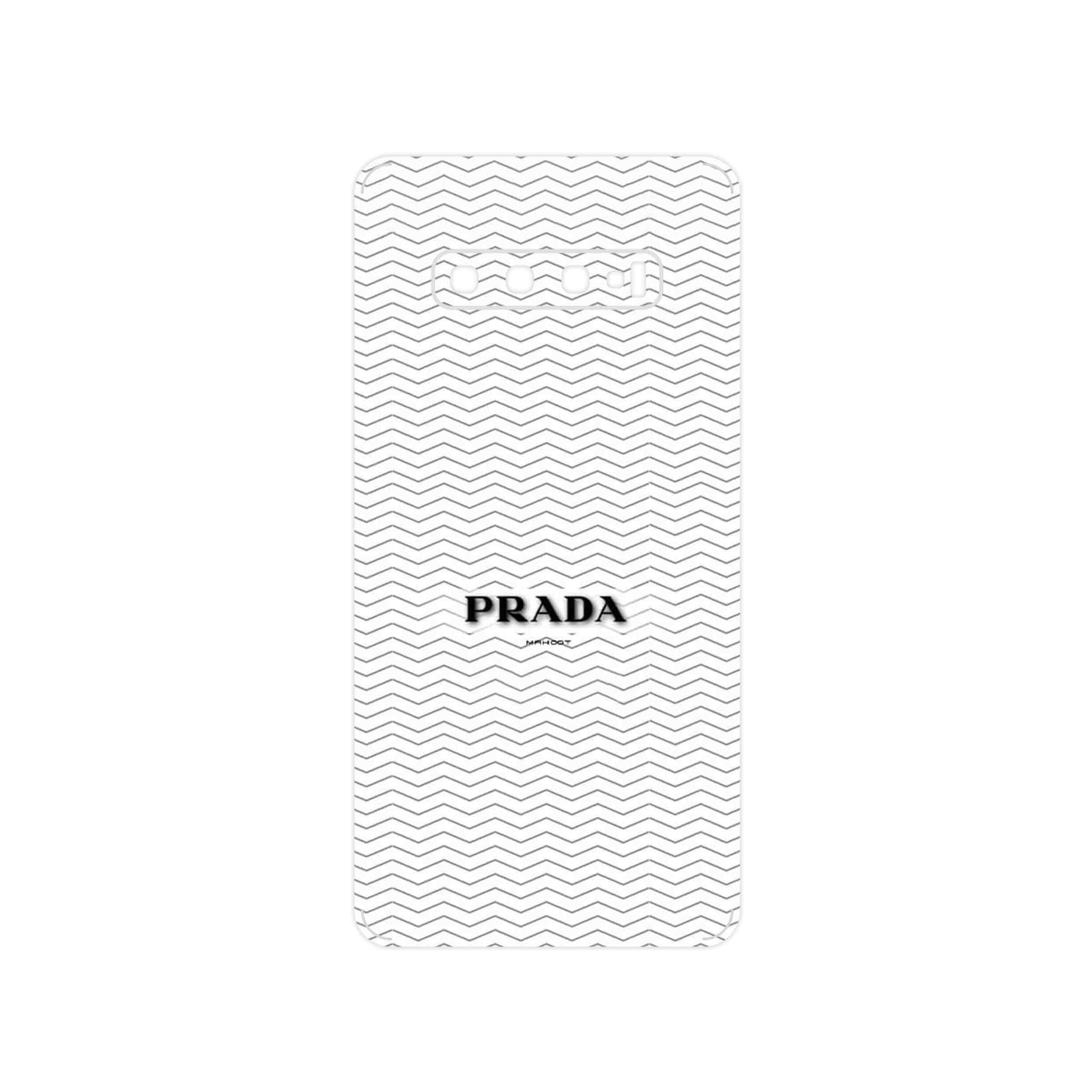 برچسب پوششی ماهوت مدل Prada مناسب برای گوشی موبایل سامسونگ Galaxy S10 Plus
