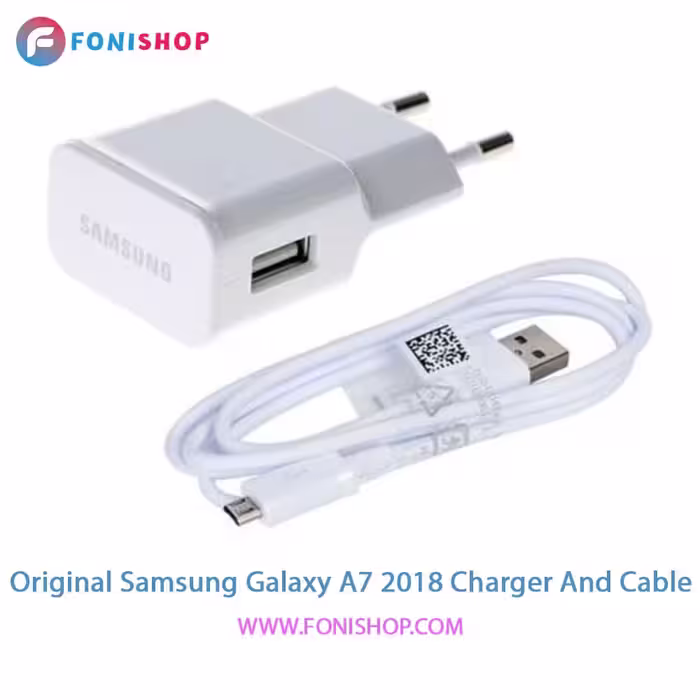 کابل و شارژر اصلی سامسونگ Samsung A7 2018-A750